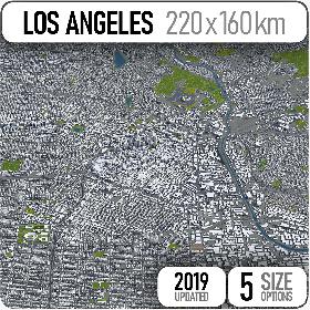 Los Angeles - metropolitan area 3D model